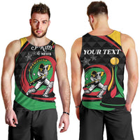 Personalized Saint Kitts and Nevis Cricket Champions Men Tank Top - Wonder Print Shop