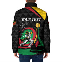 Personalized Saint Kitts and Nevis Cricket Champions Padded Jacket - Wonder Print Shop