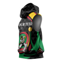 Personalized Saint Kitts and Nevis Cricket Champions Sleeveless Hoodie - Wonder Print Shop