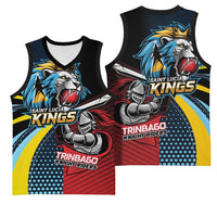 Knight Riders Trinbago Vs Kings St Lucia Cricket Basketball Jersey - Wonder Print Shop