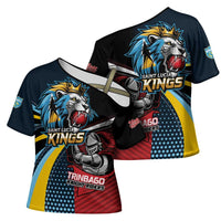 Knight Riders Trinbago Vs Kings St Lucia Cricket Cross Shoulder Shirt - Wonder Print Shop