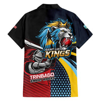 Knight Riders Trinbago Vs Kings St Lucia Cricket Hawaiian Shirt - Wonder Print Shop