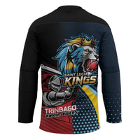 Knight Riders Trinbago Vs Kings St Lucia Cricket Hockey Jersey - Wonder Print Shop