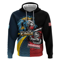 Knight Riders Trinbago Vs Kings St Lucia Cricket Hoodie - Wonder Print Shop