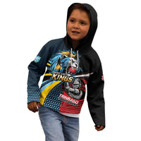 Knight Riders Trinbago Vs Kings St Lucia Cricket Kid Hoodie - Wonder Print Shop