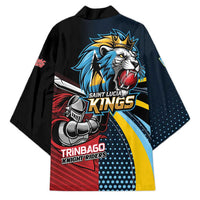 Knight Riders Trinbago Vs Kings St Lucia Cricket Kimono - Wonder Print Shop