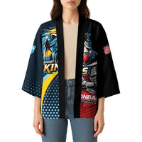 Knight Riders Trinbago Vs Kings St Lucia Cricket Kimono - Wonder Print Shop