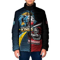 Knight Riders Trinbago Vs Kings St Lucia Cricket Padded Jacket - Wonder Print Shop
