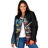 Knight Riders Trinbago Vs Kings St Lucia Cricket Padded Jacket - Wonder Print Shop