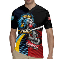 Knight Riders Trinbago Vs Kings St Lucia Cricket Rugby Jersey - Wonder Print Shop