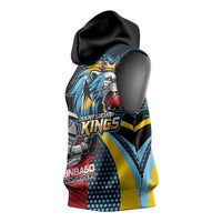 Knight Riders Trinbago Vs Kings St Lucia Cricket Sleeveless Hoodie - Wonder Print Shop