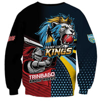 Knight Riders Trinbago Vs Kings St Lucia Cricket Sweatshirt - Wonder Print Shop