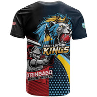 Knight Riders Trinbago Vs Kings St Lucia Cricket T Shirt - Wonder Print Shop