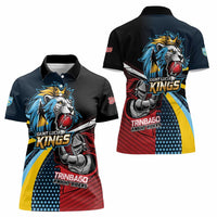Knight Riders Trinbago Vs Kings St Lucia Cricket Women Polo Shirt - Wonder Print Shop