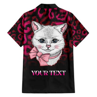 Personalised Love Your Tatas Kid Hawaiian Shirt Cat Breast Cancer Awareness - Wonder Print Shop