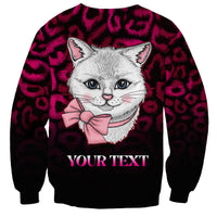 Personalised Love Your Tatas Sweatshirt Cat Breast Cancer Awareness - Wonder Print Shop