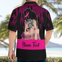 Personalised Girl Power Hawaiian Shirt Day Of The Girl Breast Cancer Awareness - Wonder Print Shop