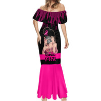 Personalised Girl Power Mermaid Dress Day Of The Girl Breast Cancer Awareness - Wonder Print Shop