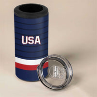 Custom USA Hockey Team 4 in 1 Can Cooler Tumbler Go Champions