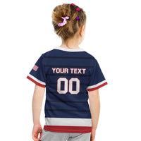 Custom USA Hockey Team Kid T Shirt Go Champions