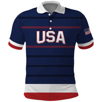 Custom USA Hockey Team Polo Shirt Go Champions
