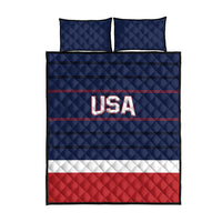 USA Hockey Team Quilt Bed Set Go Champions