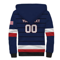 Custom USA Hockey Team Sherpa Hoodie Go Champions