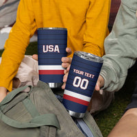 Custom USA Hockey Team Tumbler Cup Go Champions