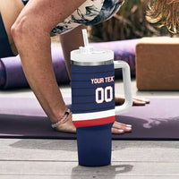 Custom USA Hockey Team Tumbler With Handle Go Champions