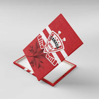 Canada Hockey Team Canvas Wall Art Maple Leaf Red Version