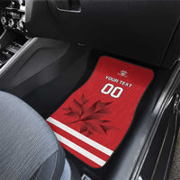 Canada Hockey Team Car Mats Maple Leaf Red Version