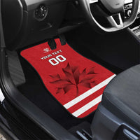Canada Hockey Team Car Mats Maple Leaf Red Version