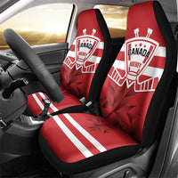 Canada Hockey Team Car Seat Cover Maple Leaf Red Version
