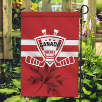 Canada Hockey Team Garden Flag Maple Leaf Red Version