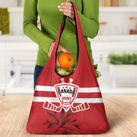 Canada Hockey Team Grocery Bag Maple Leaf Red Version