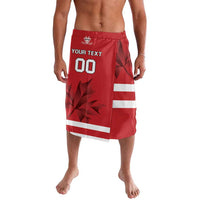 Custom Canada Hockey Team Lavalava Maple Leaf Red Version