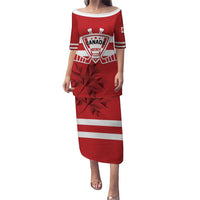 Custom Canada Hockey Team Puletasi Maple Leaf Red Version