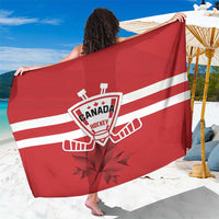 Canada Hockey Team Sarong Maple Leaf Red Version
