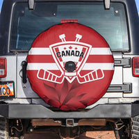 Canada Hockey Team Spare Tire Cover Maple Leaf Red Version