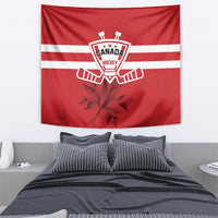 Canada Hockey Team Tapestry Maple Leaf Red Version