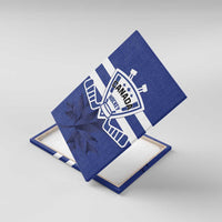 Canada Hockey Team Canvas Wall Art Maple Leaf Blue Version