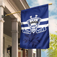 Canada Hockey Team Garden Flag Maple Leaf Blue Version