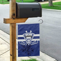 Canada Hockey Team Garden Flag Maple Leaf Blue Version