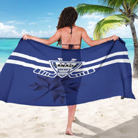 Canada Hockey Team Sarong Maple Leaf Blue Version