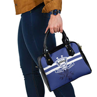 Canada Hockey Team Shoulder Handbag Maple Leaf Blue Version