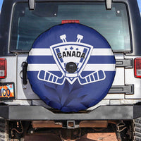Canada Hockey Team Spare Tire Cover Maple Leaf Blue Version