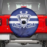 Canada Hockey Team Spare Tire Cover Maple Leaf Blue Version