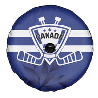 Canada Hockey Team Spare Tire Cover Maple Leaf Blue Version