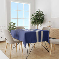 Canada Hockey Team Tablecloth Maple Leaf Blue Version