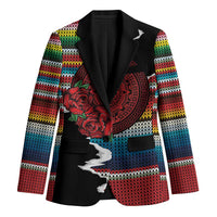 Mexico Aztec Circle Blazer Poncho Pattern